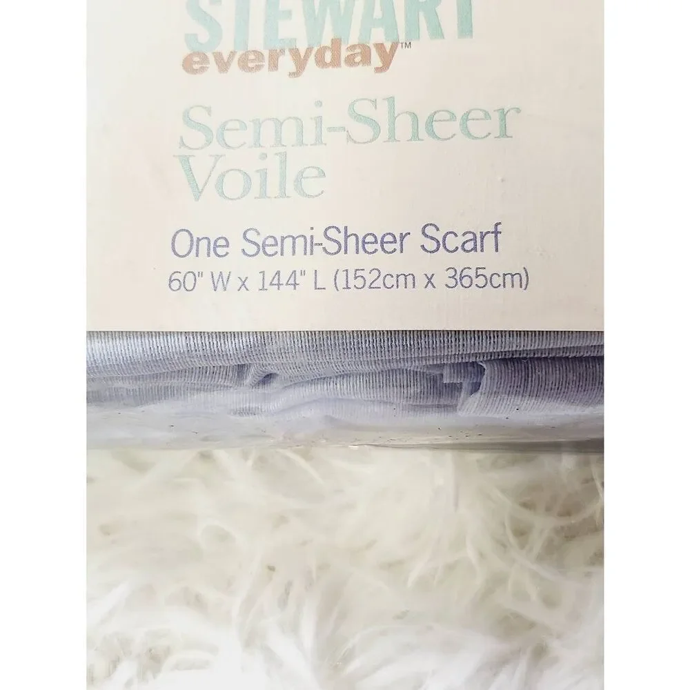 1990's Martha Stewart Semi Sheer Voile and Two Standard Shams #B2